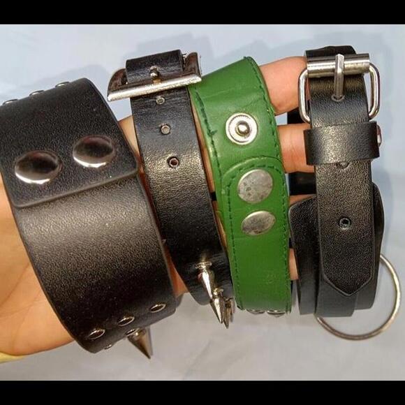 8 Chokers Necklaces Spiked Collars Gothic Punk Jewelry ! - Picture 10 of 13